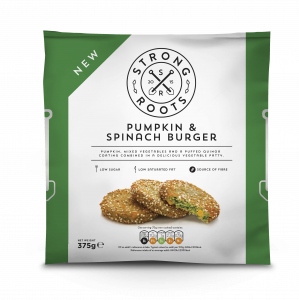 Pumpkin & Spinach Burger